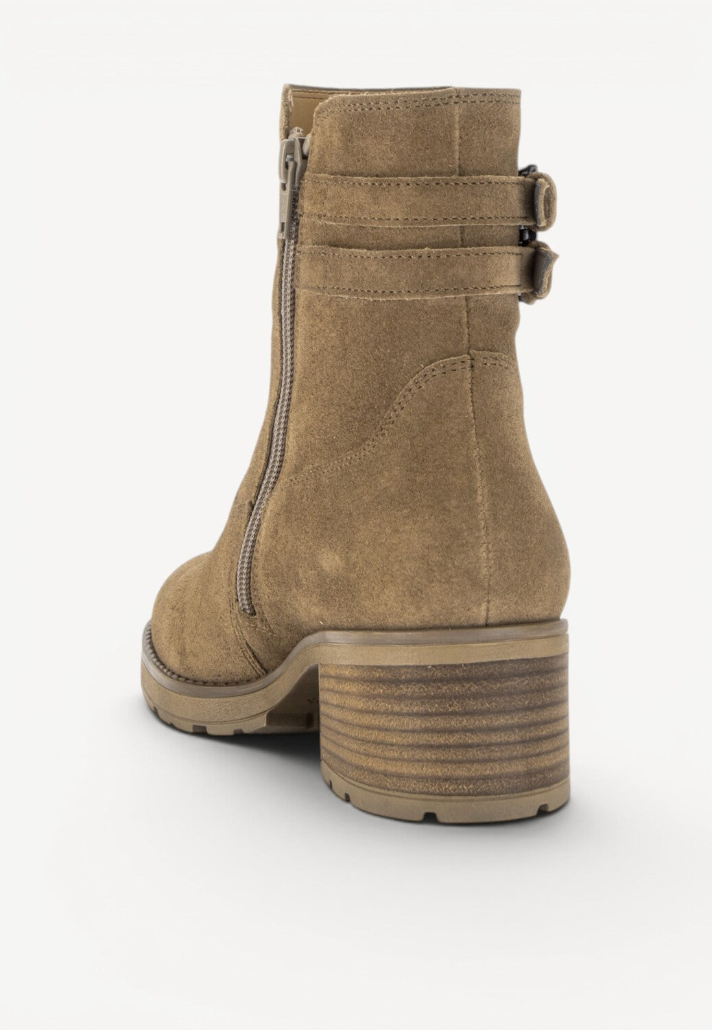 DAMES BOOTS+KORT LAARS-Bruin suède