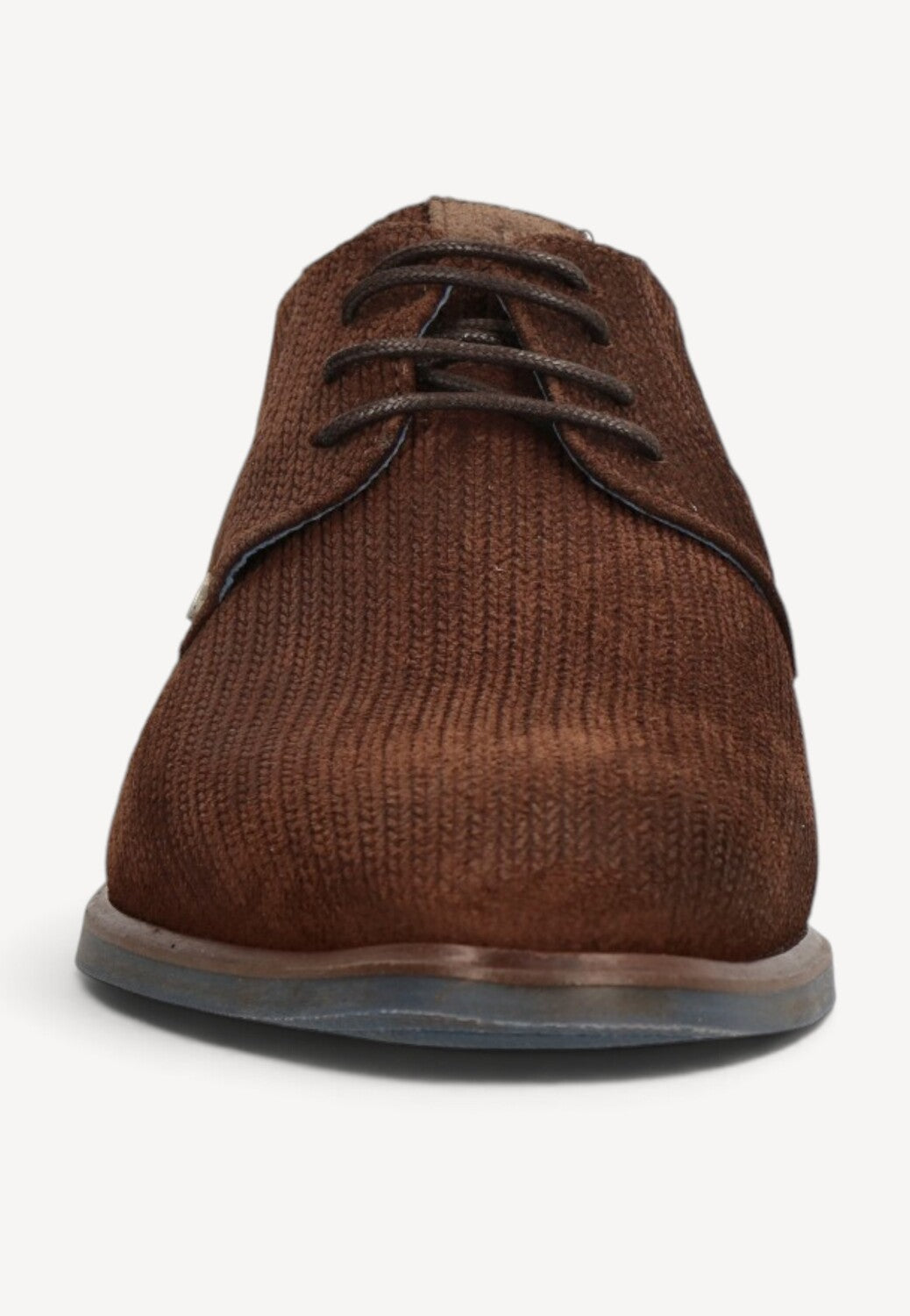 Heren veterschoenen-Bruin suède