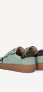 DAMES SPORTIEVE VETERSCHO-Groen suède/nubuck