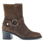 DAMES BOOTS+KORT LAARS-Bruin suède