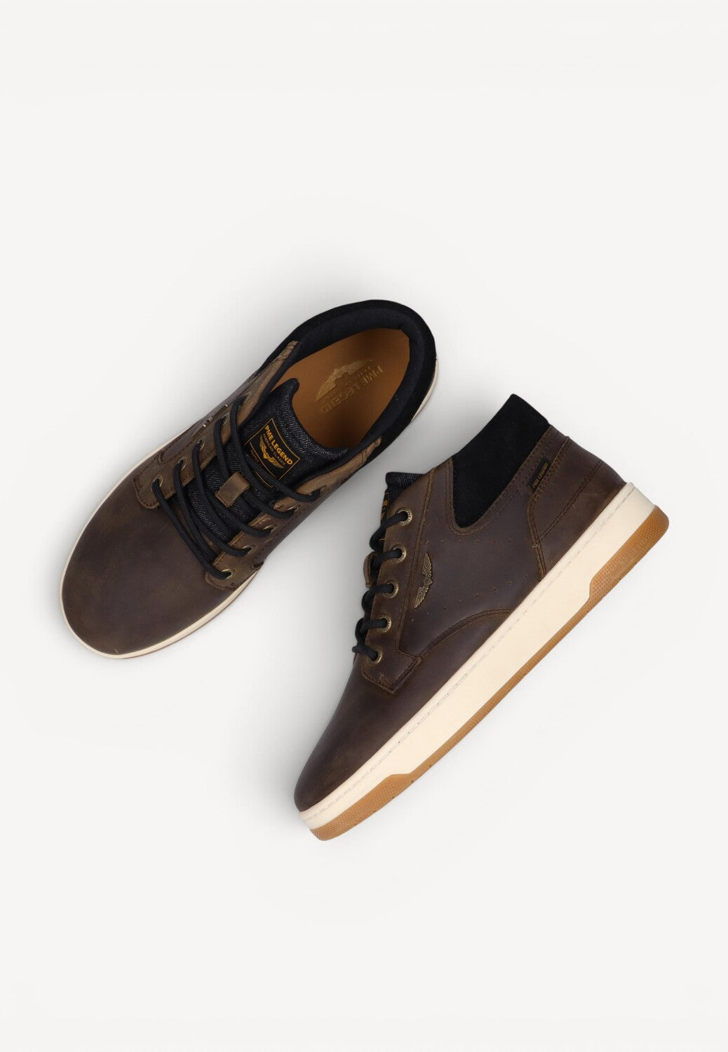 Heren boots-Bruin leer