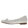 BALLERINAS + PUMPS-Wit leer