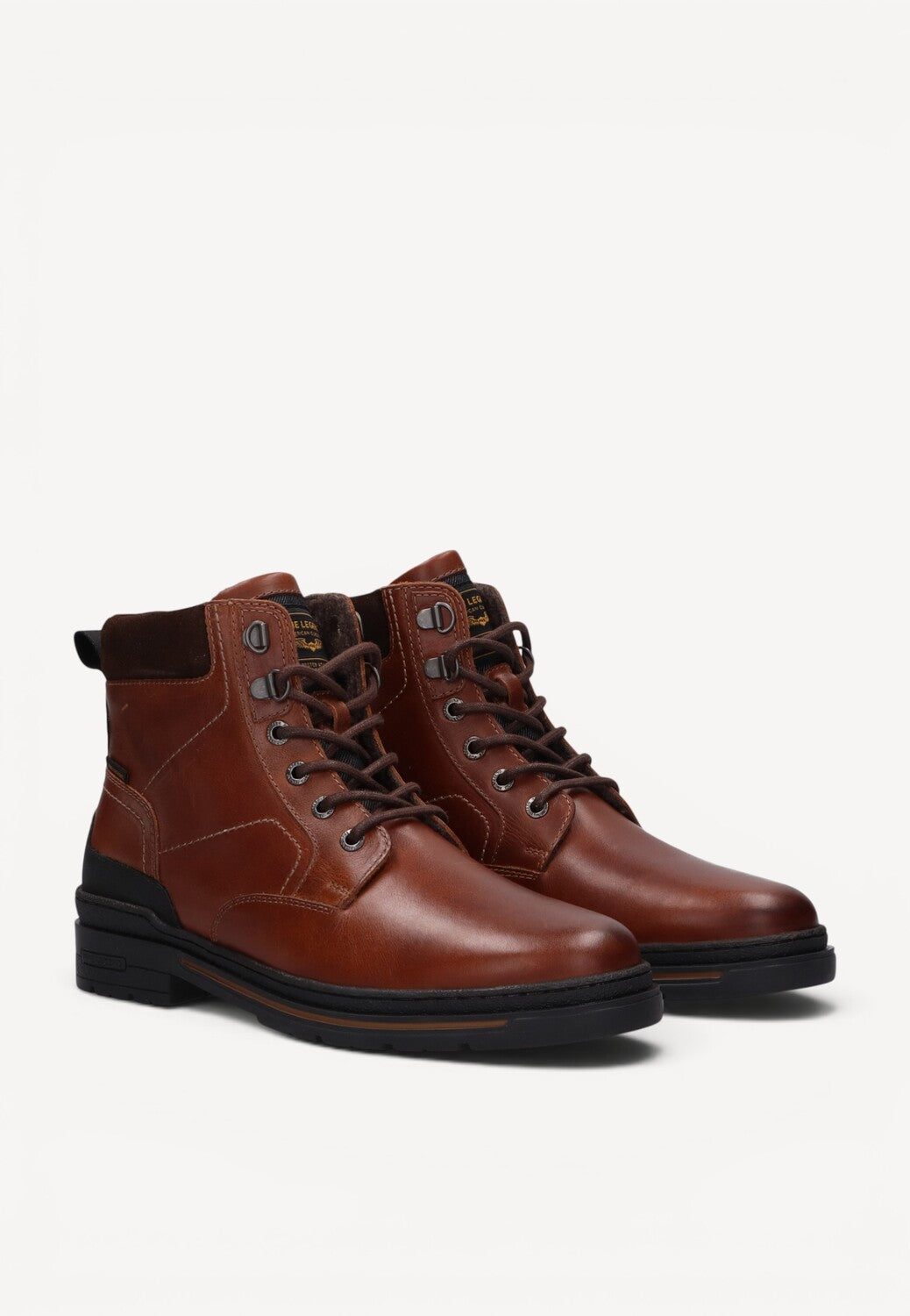 Heren boots-Bruin leer