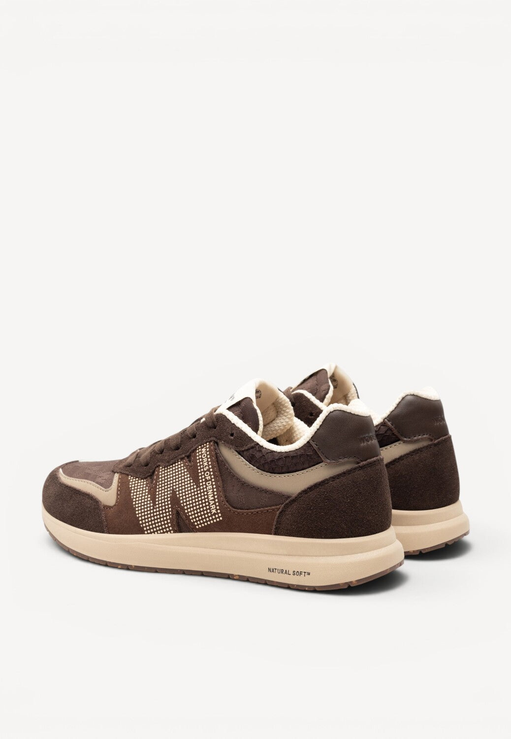 DAMES SPORTIEVE VETERSCHO-Bruin combi kleur