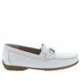 DAMES INSTAPSCHOENEN-Wit leer