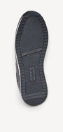 Heren veterschoenen-Zwart leer