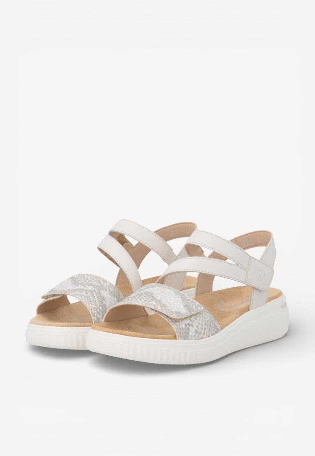 DAMES OPEN SCHOENEN-Grijs combi kleur