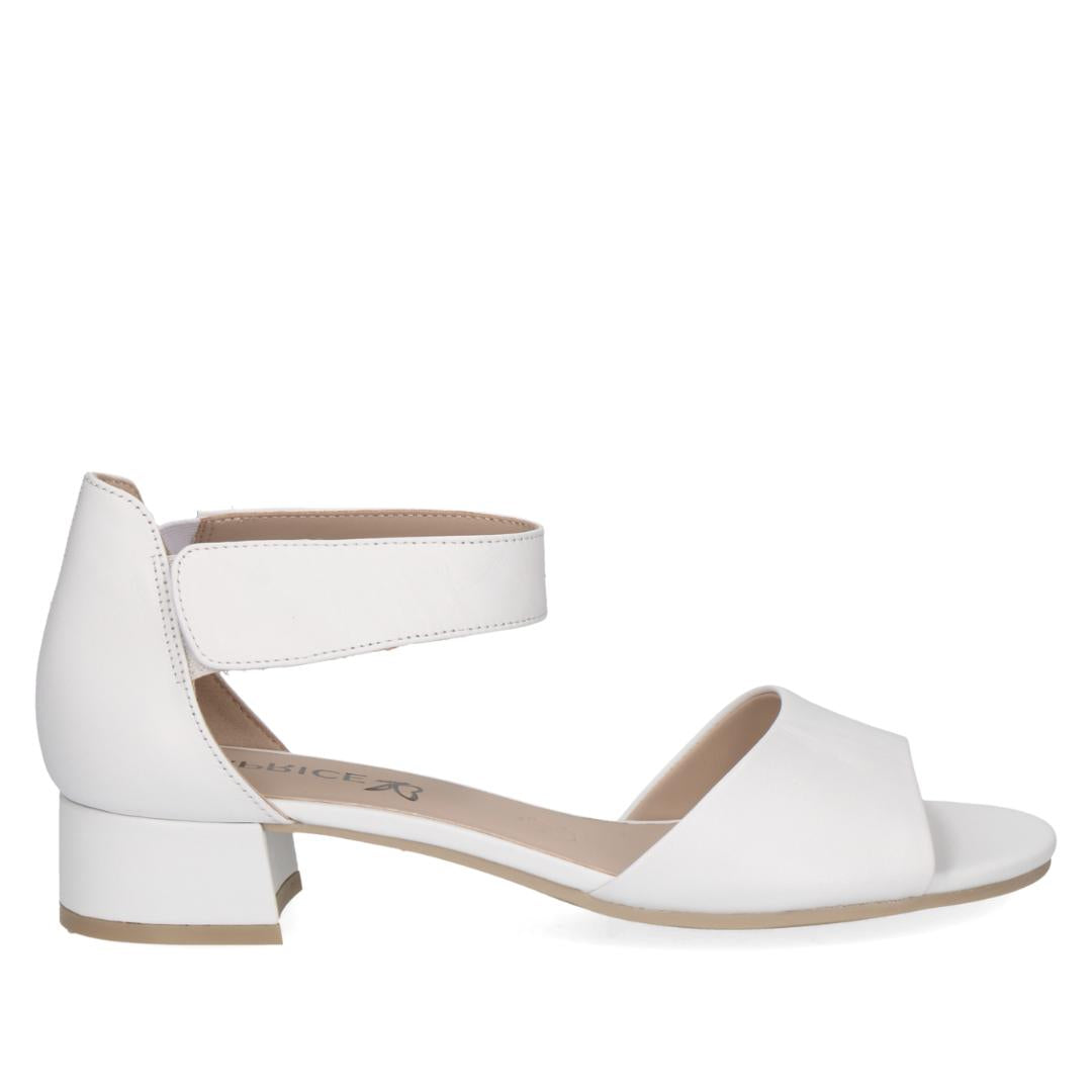 DAMES OPEN SCHOENEN-Wit leer