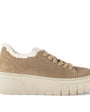 DAMES SPORTIEVE VETERSCHO-Beige suède/nubuck