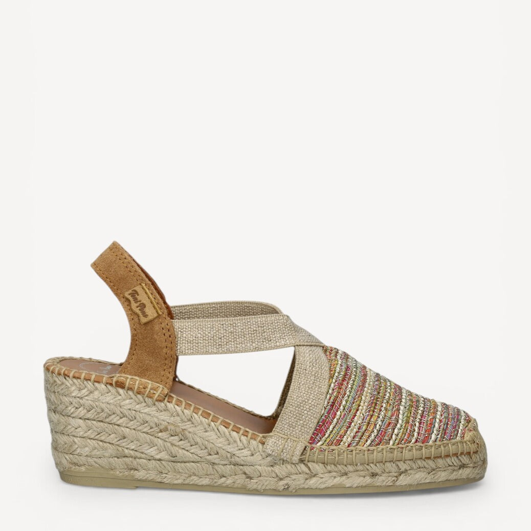 MUIL +SLINGBACK-Rood combi kleur