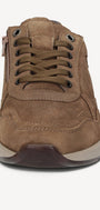 Heren veterschoenen-Bruin suède