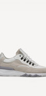 Heren veterschoenen-Wit combi kleur