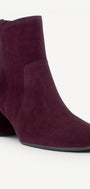 DAMES BOOTS+KORT LAARS-Rood suède/nubuck
