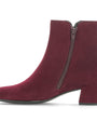 DAMES BOOTS+KORT LAARS-Rood suède/nubuck