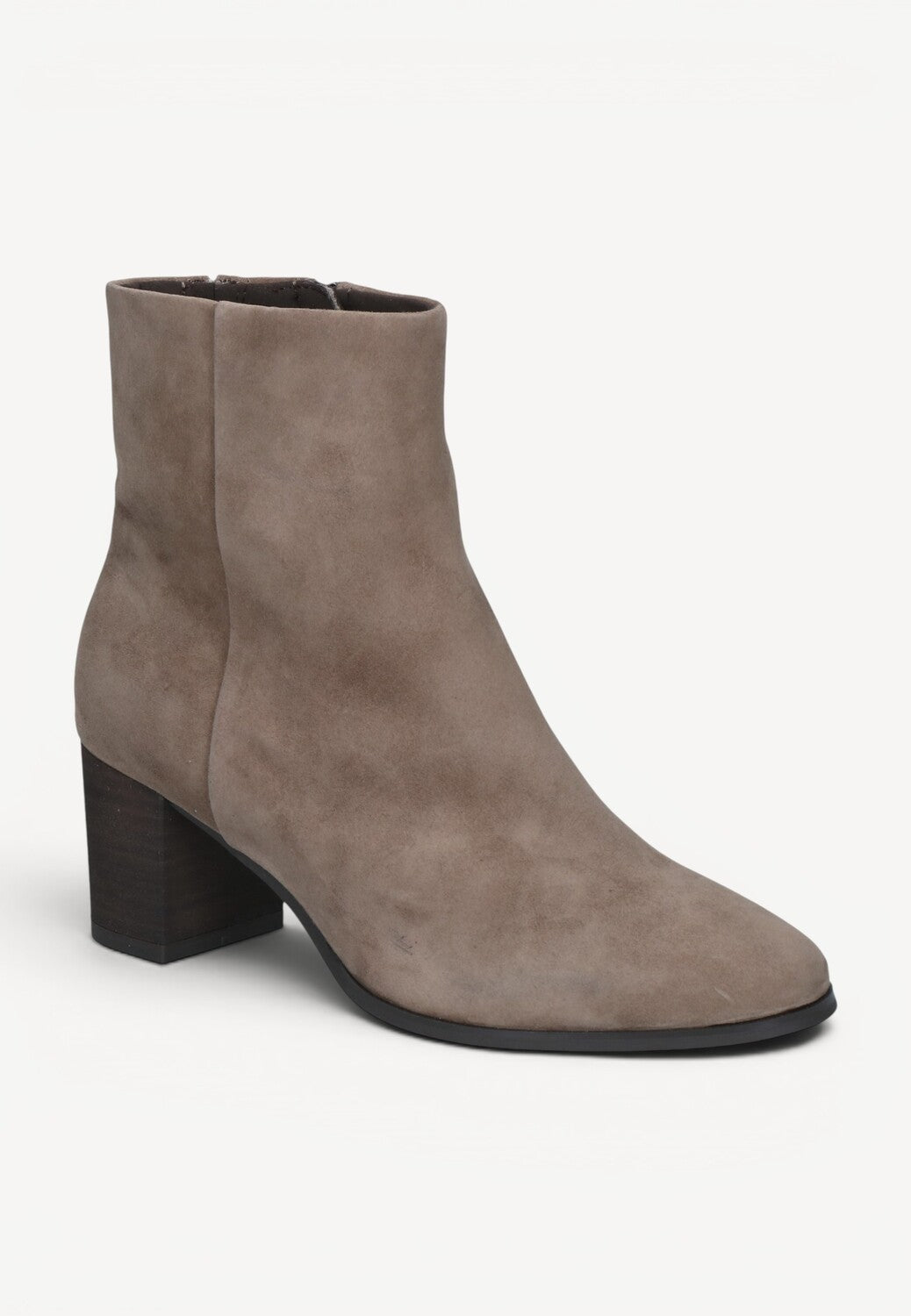 DAMES BOOTS+KORT LAARS-Beige suède/nubuck