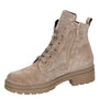 DAMES BOOTS+KORT LAARS-Beige suède/nubuck