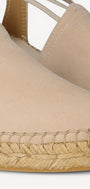 MUIL +SLINGBACK-Beige suède/nubuck