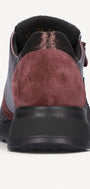 DAMES SPORTIEVE VETERSCHO-Rood suède/nubuck