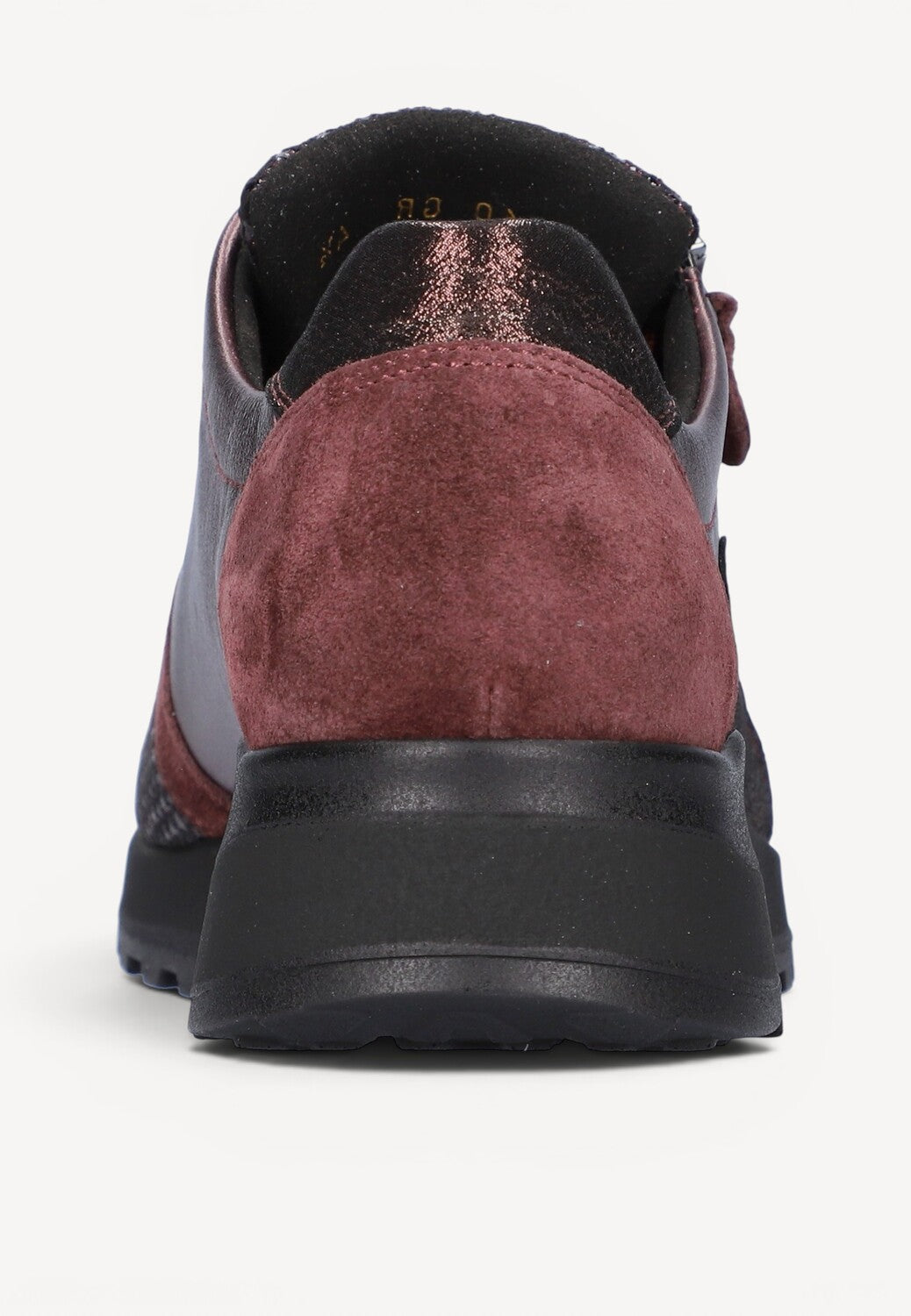 DAMES SPORTIEVE VETERSCHO-Rood suède/nubuck