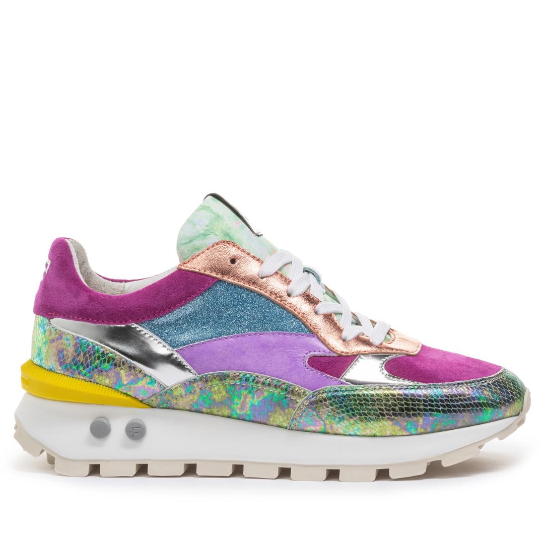 DAMES SPORTIEVE VETERSCHO-Groen combi kleur