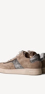 DAMES SPORTIEVE VETERSCHO-Beige suède/nubuck
