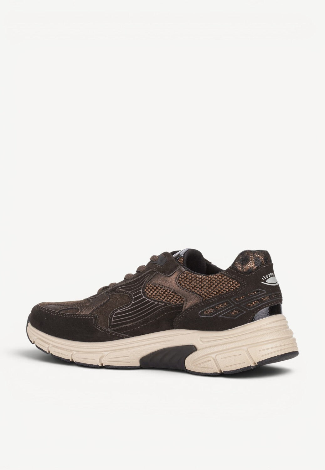 DAMES SPORTIEVE VETERSCHO-Bruin combi kleur
