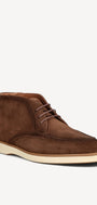 Heren boots-Bruin suède