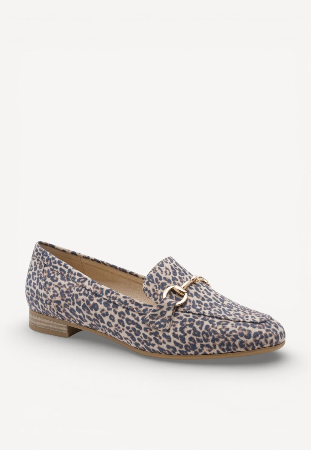 DAMES INSTAPSCHOENEN-Bruin combi kleur