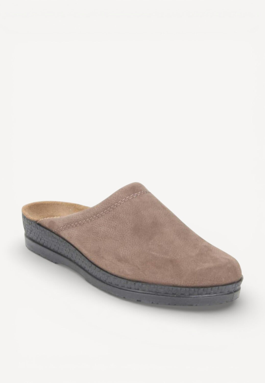 Heren muil pantoffels-Bruin suède