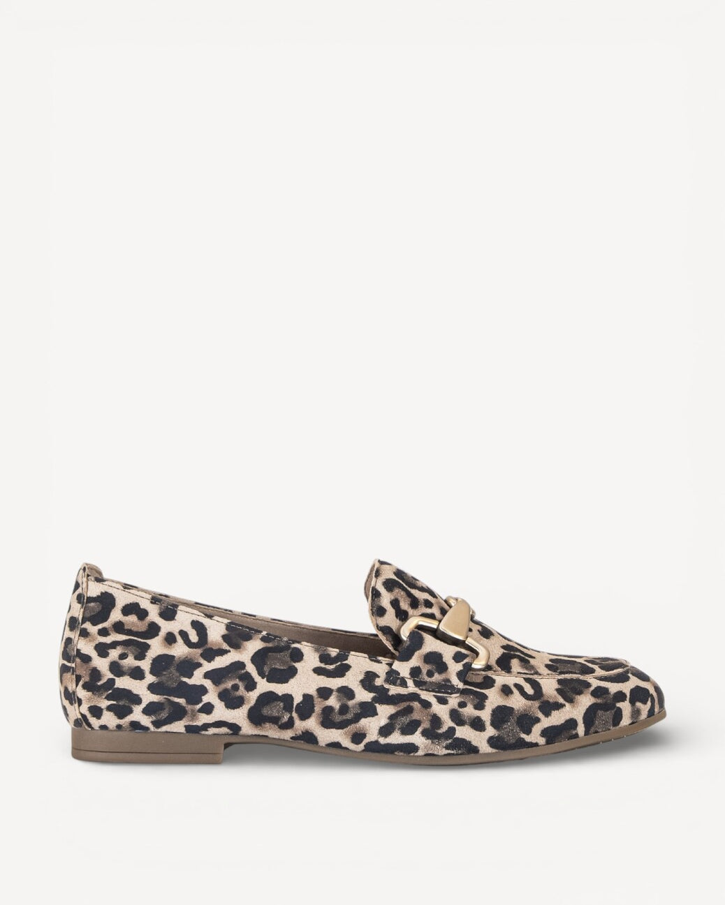 DAMES INSTAPSCHOENEN-Bruin combi kleur