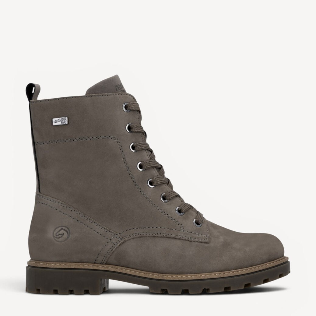 DAMES BOOTS+KORT LAARS-Grijs suède