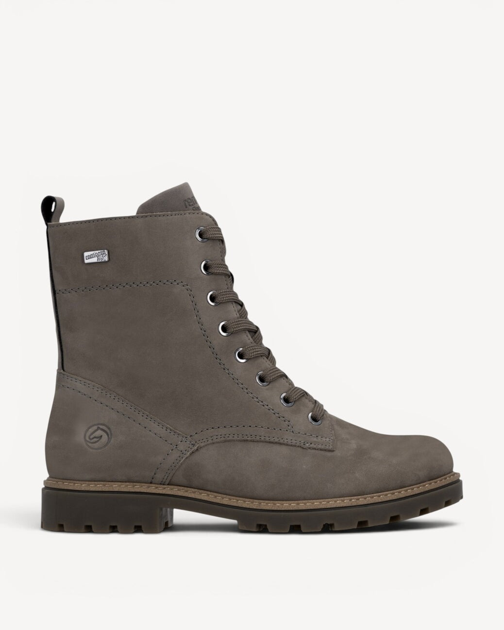 DAMES BOOTS+KORT LAARS-Grijs suède