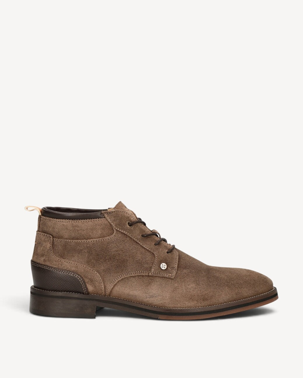 Heren boots-Beige suède/nubuck