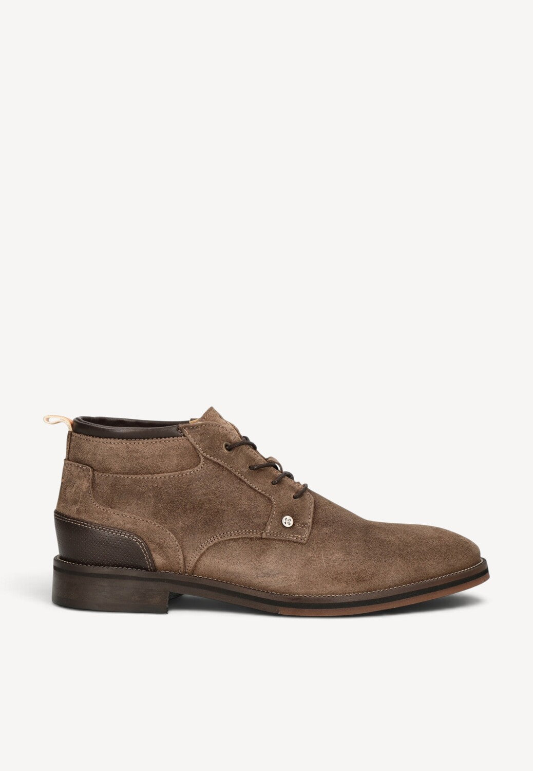 Heren boots-Beige suède/nubuck