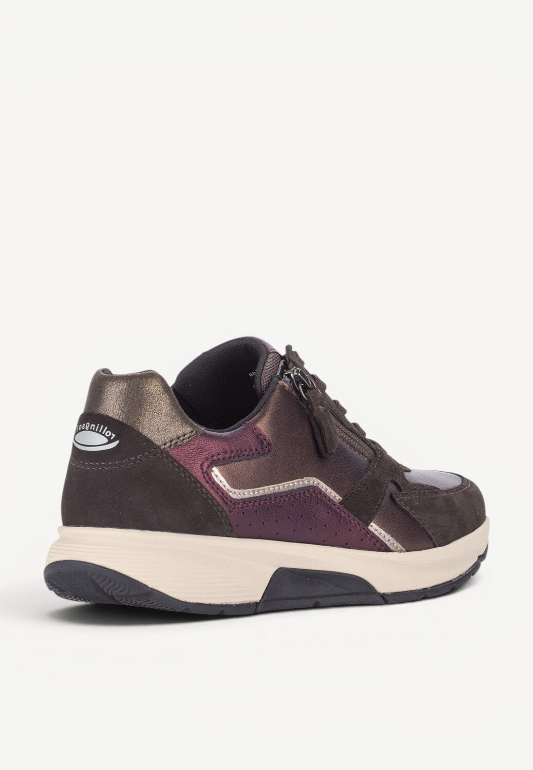 DAMES SPORTIEVE VETERSCHO-Bruin combi kleur