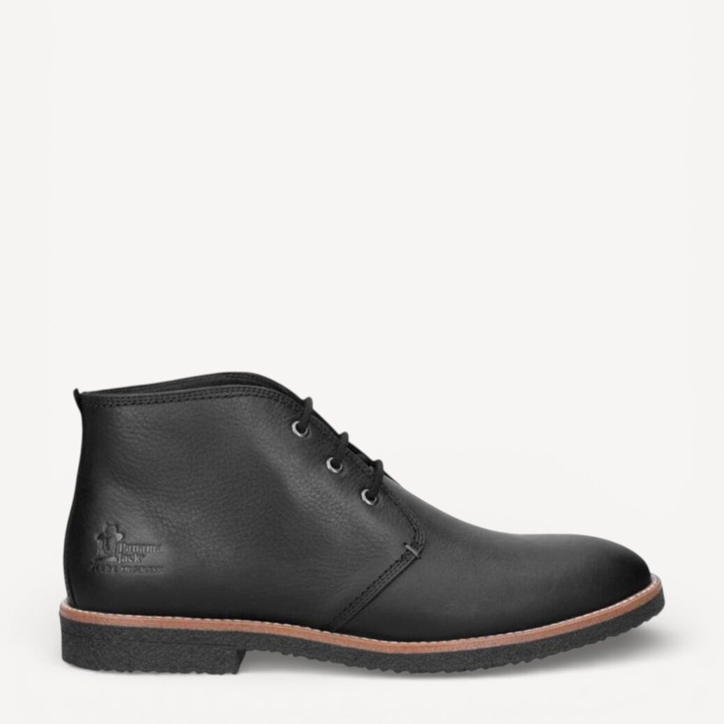Heren boots-Zwart leer