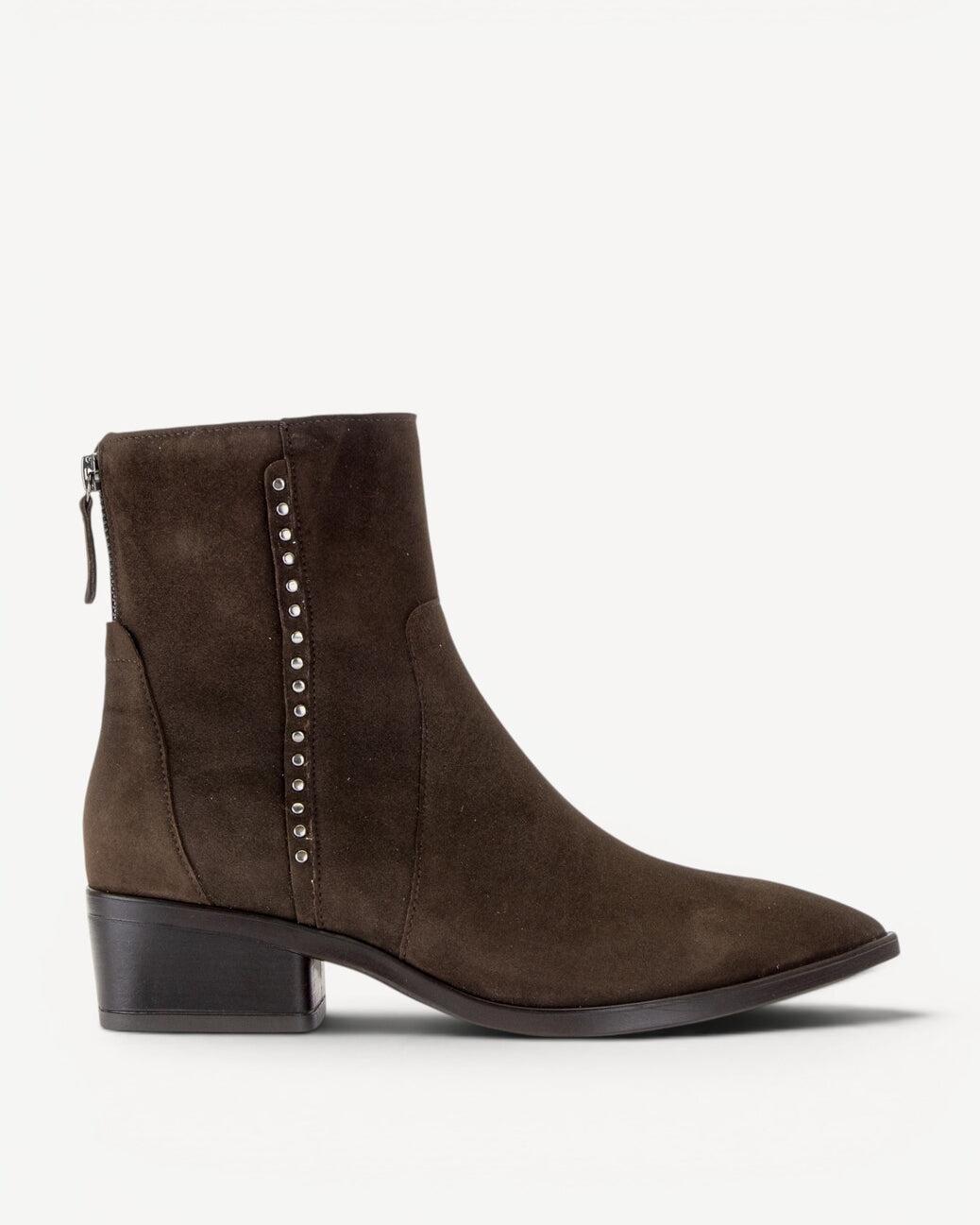 DAMES BOOTS+KORT LAARS-Bruin suède