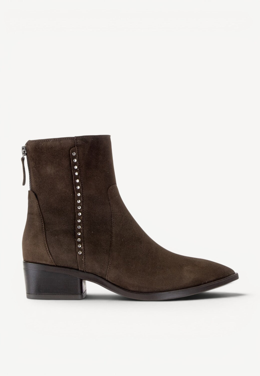 DAMES BOOTS+KORT LAARS-Bruin suède