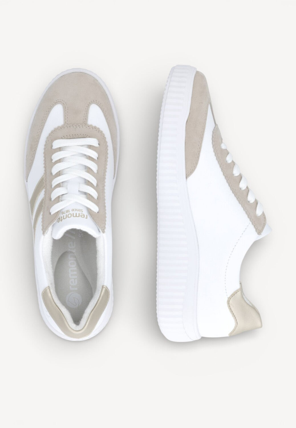 DAMES SPORTIEVE VETERSCHO-Beige combi kleur