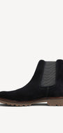 Heren boots-Blauw suède/nubuck