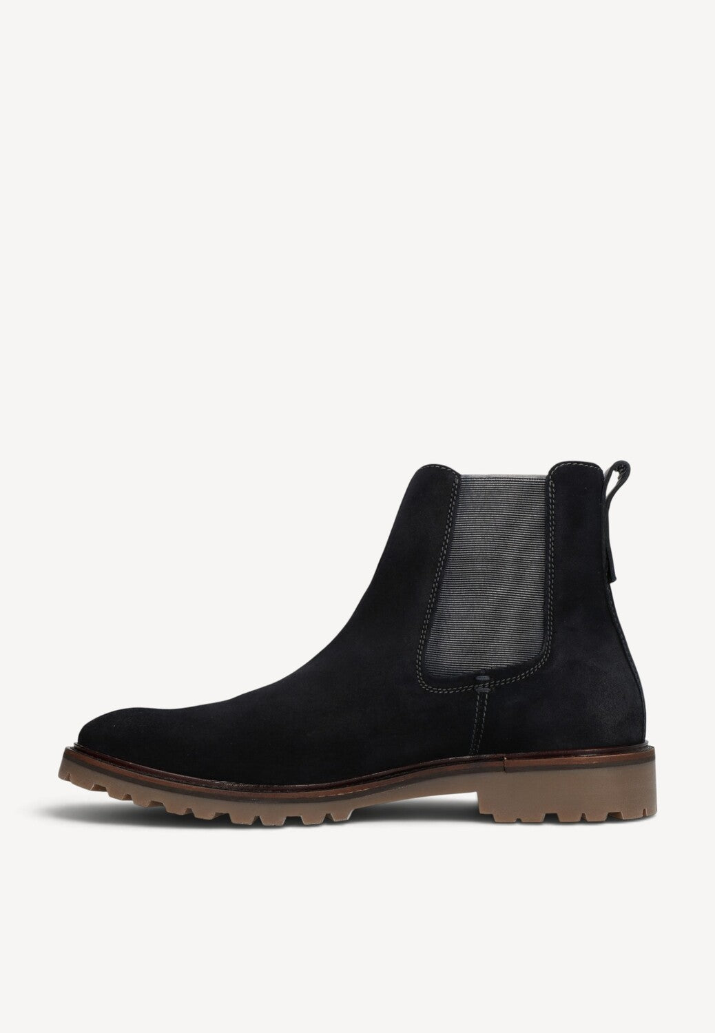 Heren boots-Blauw suède/nubuck