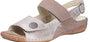 DAMES OPEN SCHOENEN-Beige combi kleur