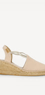 MUIL +SLINGBACK-Beige suède/nubuck