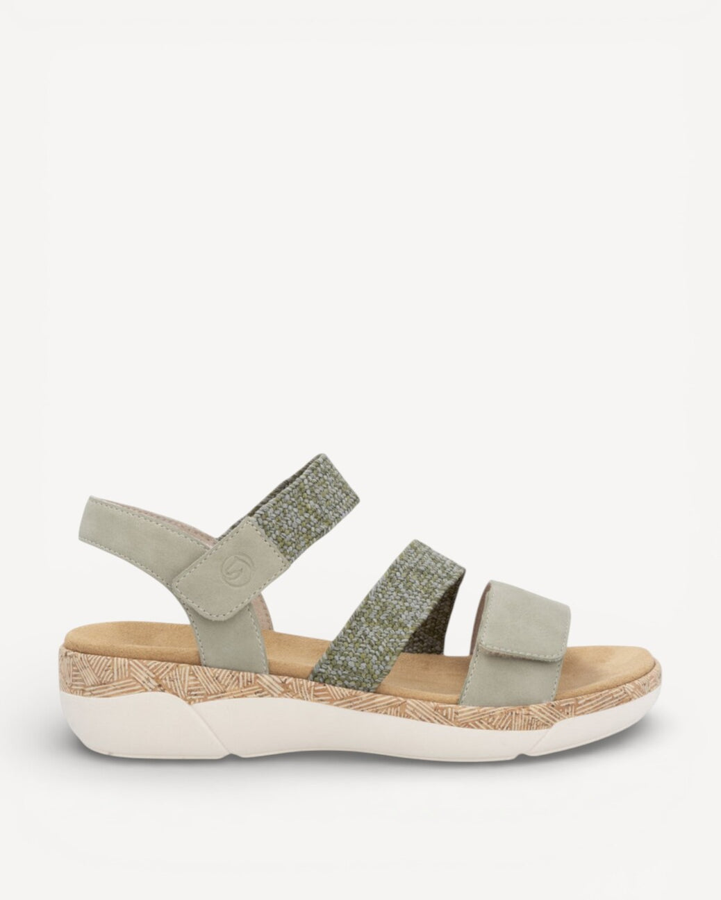 DAMES OPEN SCHOENEN-Groen suède/nubuck