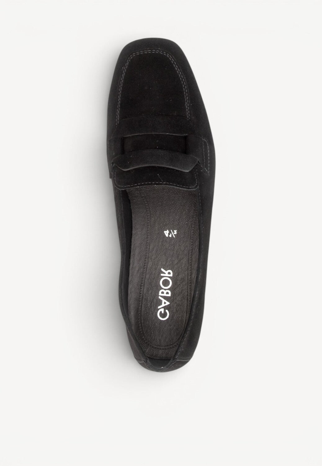 DAMES INSTAPSCHOENEN-Zwart suède