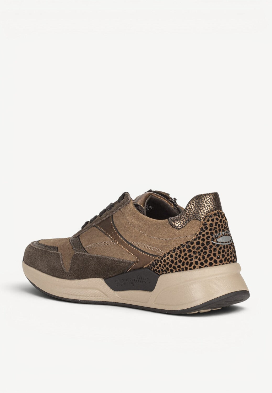 DAMES SPORTIEVE VETERSCHO-Bruin combi kleur