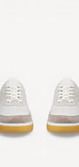 Heren veterschoenen-Beige combi kleur