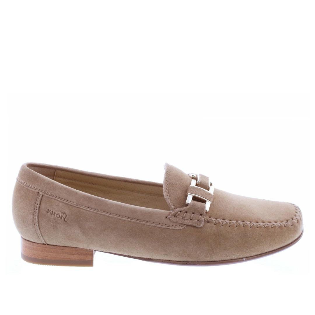 DAMES INSTAPSCHOENEN-Beige suède/nubuck