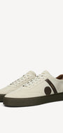 Heren veterschoenen-Beige suède/nubuck