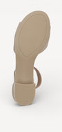 DAMES OPEN SCHOENEN-Beige suède/nubuck